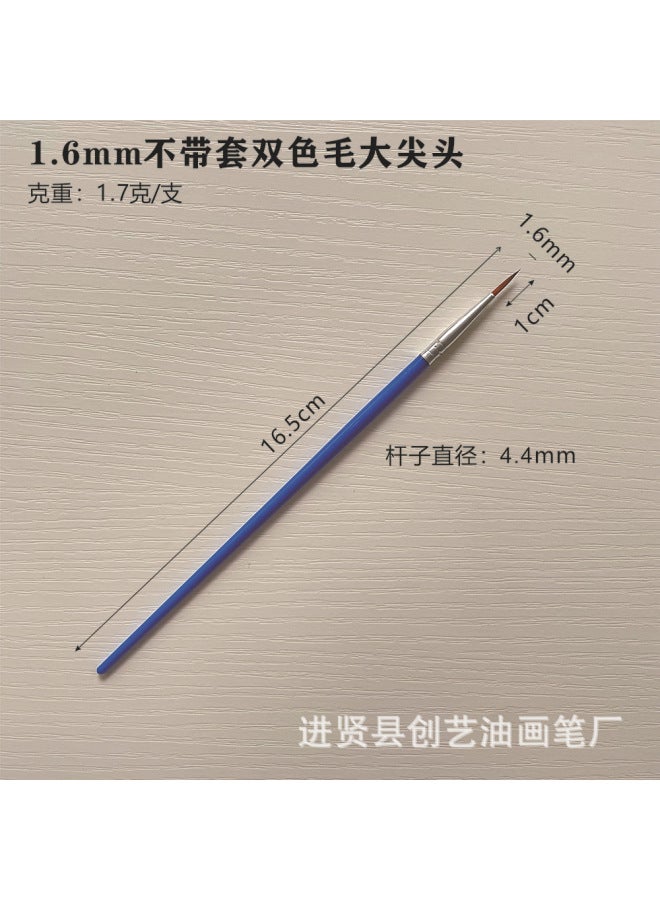Chuangyi Acrylic Paint Pen Plastic Rod Digital Oil Painting Brush Flat Head Brush Gouline Brush Vinyl Doll Plaster Nylon Pen - Image 1