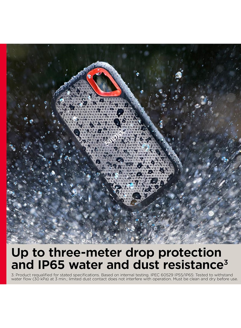 sandisk 2TB Extreme Portable SSD - Up To 1050Mb/S - USB Type- C, Usb 3.2 Gen 2 - External Solid State Drive - Sdssde61-2T00-G25 - Image 5