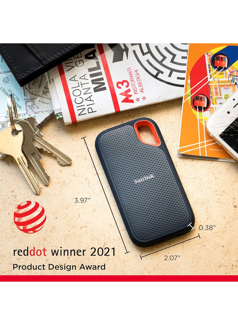 sandisk 2TB Extreme Portable SSD - Up To 1050Mb/S - USB Type- C, Usb 3.2 Gen 2 - External Solid State Drive - Sdssde61-2T00-G25 - Image 2