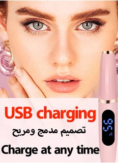 HEROCKX Eyelash Curler - 3 Level Adjustable Temperature Electric Heated Durable Eyelash Curler - LED Screen USB Rechargeable - Pink  - Image 5