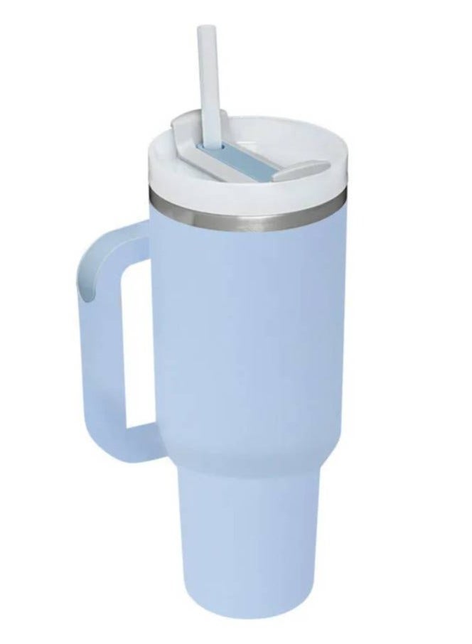 AROAQ 1000ML 304 Stainless Steel Insulated Water BottleThermal Coffee Car Cup Cold Hot Mugs Vacuum Flask With Handle Straw For Sport - Image 1