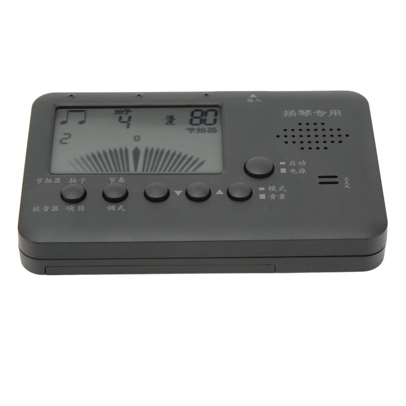 Dulcimer Tuner 3 in 1 Metronome Tuner Tone Generator Music Instrument Tool with LCD Display MT520Y Black - Image 4