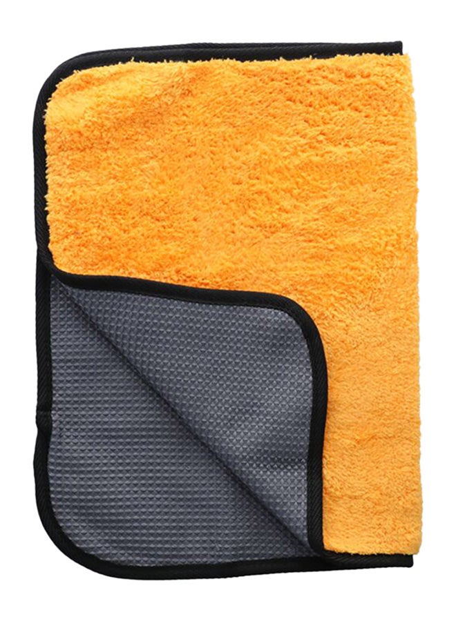 قماش 2 في 1 من المايكروفايبر للتجفيف والتفصيل من  برتقالي 35 x 50 سم - Image 1