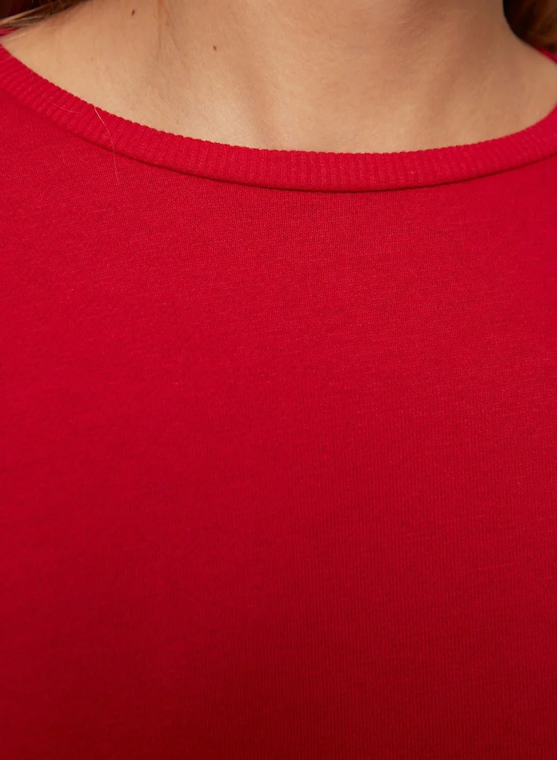 trendyol Crew Neck Knitted Sweatshirt