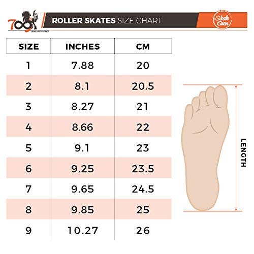 Skate Gear Skate Gear Extra Support Quad Roller Skates for Kids and Adults (Pink  Youth 1)  - Image 2