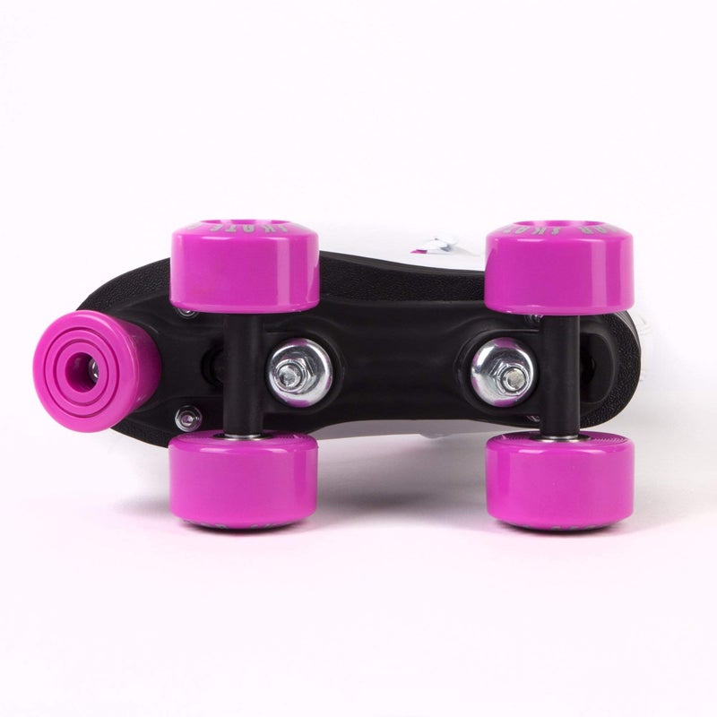 Skate Gear Skate Gear Extra Support Quad Roller Skates for Kids and Adults (Pink  Youth 1)  - Image 5