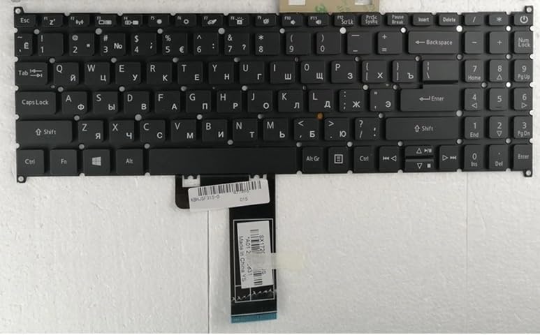 Laptop Keyboard for Acer for Aspire A315-35 A315-38 A315-58G A515-56G S50-53 Laptop Parts(RU Without Backlight)