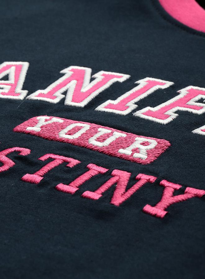 Dillinger Women Regular Fit Embroidery T-Shirt - Image 2