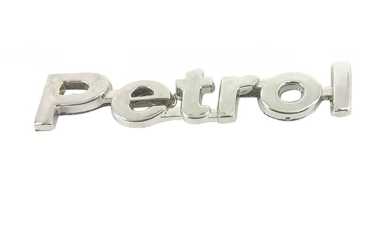 Autofetch Car 3D Emblem Sticker for Car Fuel Tank Petrol Side Logo Adhesive Tap (Full Chrome) (8cm x 2cm) Compatible with Renault Triber - Image 1