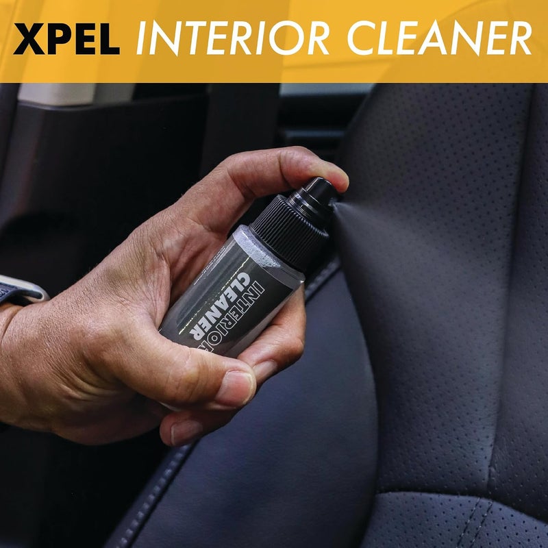 XPEL 3-Pack Interior Care Kit – Car Detailing Set for Interior Surfaces, Trim & Glass | Interior Cleaner, Ceramic Boost, Tint-Safe Glass Cleaner & Premium Microfiber Towel in Branded Case - Image 4