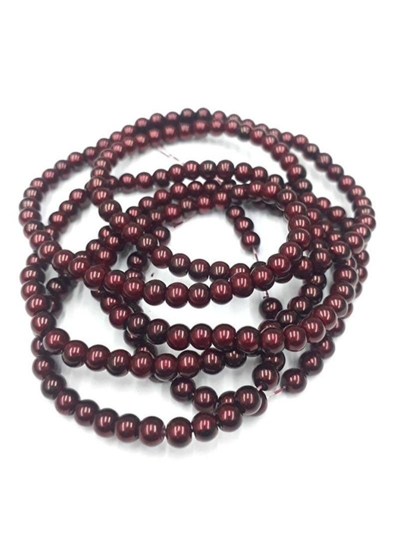 Generic 250-Piece Of Line Glass Beads 0.4cm  - Image 2
