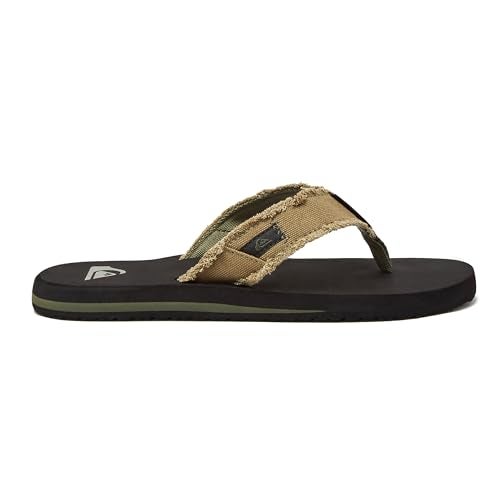 Quiksilver mens Monkey Abyss Sandal, Green/Black/Brown, 12 US - Image 2