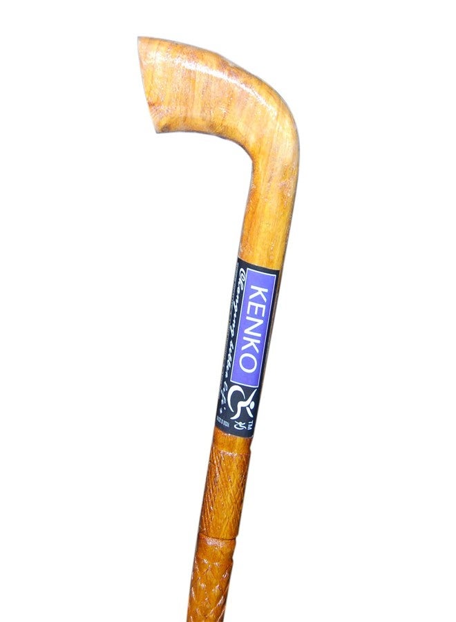 KENKO Mobility One Piece Hand Made Wooden Walking Cane Walking Stick - Image 4