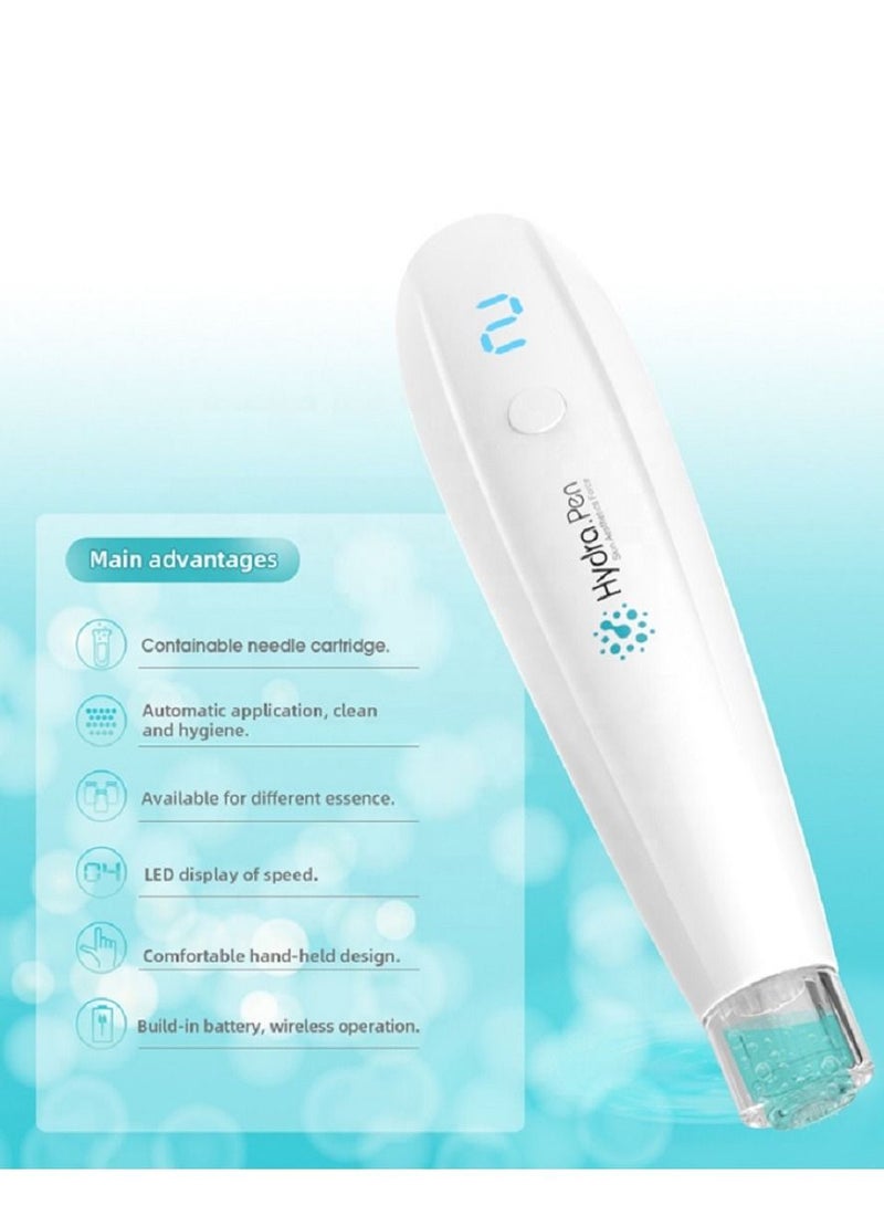 hydra Derma Pen H2 Microneedling Pen Automatic Serum Applicator Derma Pen Amazing Skin Care Tool for Home Personal Use - Image 4
