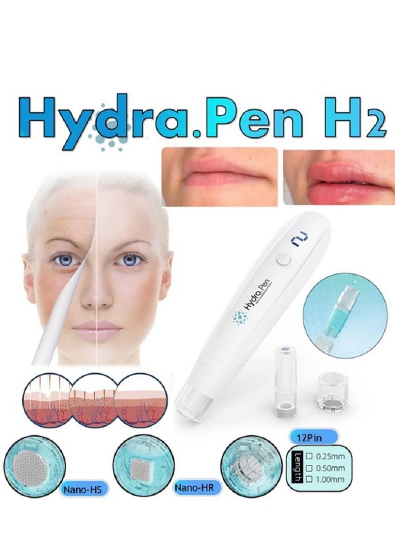 hydra Derma Pen H2 Microneedling Pen Automatic Serum Applicator Derma Pen Amazing Skin Care Tool for Home Personal Use - Image 3