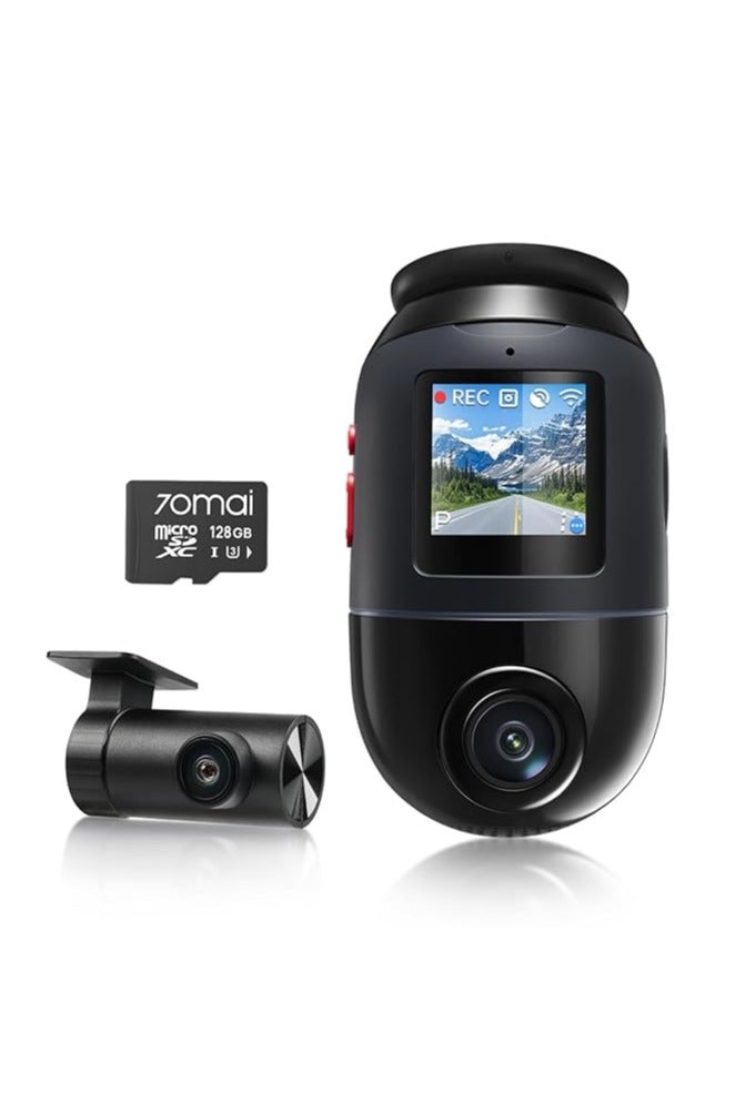 FIPKA 70mai Dash Cam X800 128GB Black  - Image 1