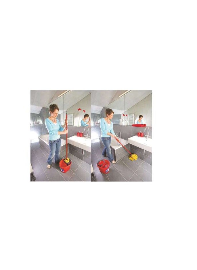 Vileda - Vileda AttrActive Plus Dust Mop System Floor Cleaning Refill Pack of 12 - Image 1