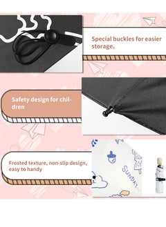 KASTWAVE Folding Umbrella, Windproof Travel Umbrella Lightweight Compact Folding Collapsible Small Light, Strong, Mini, Portable Umbrella Kids Umbrella for Boys Girls  - Image 5