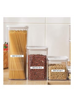 Y&D D11 Labels Maker Tape, Waterproof Thermal Barcode Label Printer Paper Stickers Labeler Roll, Name Tag for Spice Jars Bottle (1550mm-130pcs, 1 Rolls)  - Image 3