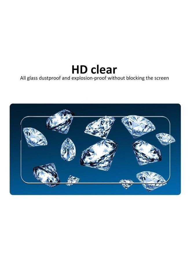 9D Full Glue Tempered Glass Screen Protector For Huawei Nova 7 Black/Clear - Image 4