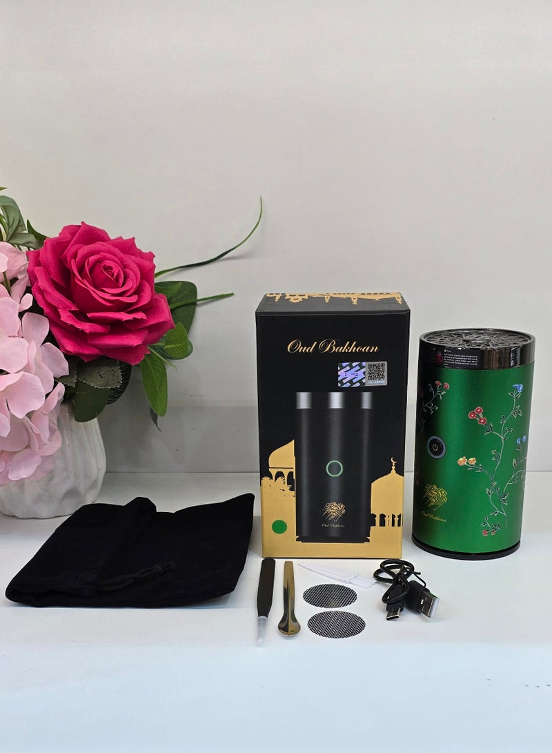 USB Rechargeable Bakhoor Burner Portable Electric Oud Incense Burner for Home Car Office  - Image 2