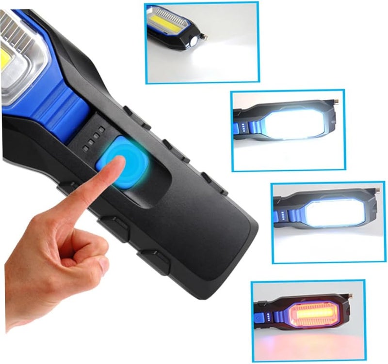 Rechargeable Magnetic Work Lamp Portable Inspection Flashlight Emergency Lighting Tool Random Color - Image 5