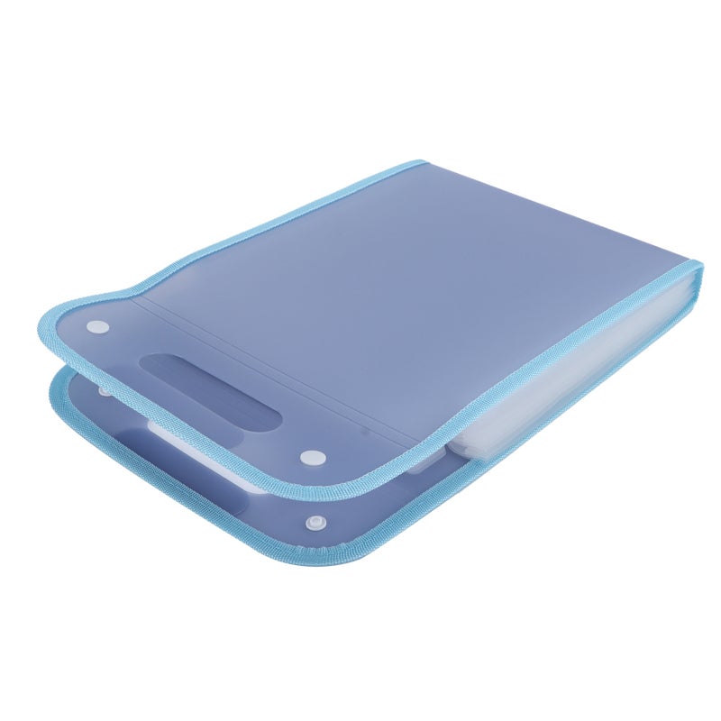 Starlight Blue 13-Pocket Expanding File Folder - Robust Waterproof Design Document Organizer for Office, School, Students - Image 2