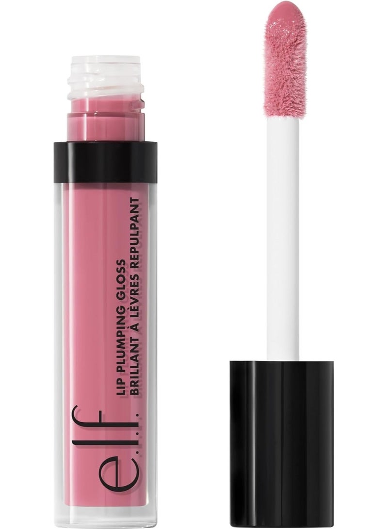 elf Lip Plumping Gloss, Sparkling Rosé, Shimmer, 0.09 Oz - Image 1