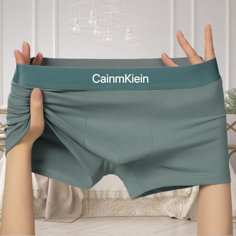 New 3-Pack Underwear New Men'S Boxer Printed Four-Corner Mid-Waist Youth Comfortable Breathable Trendy Underpants - Image 4