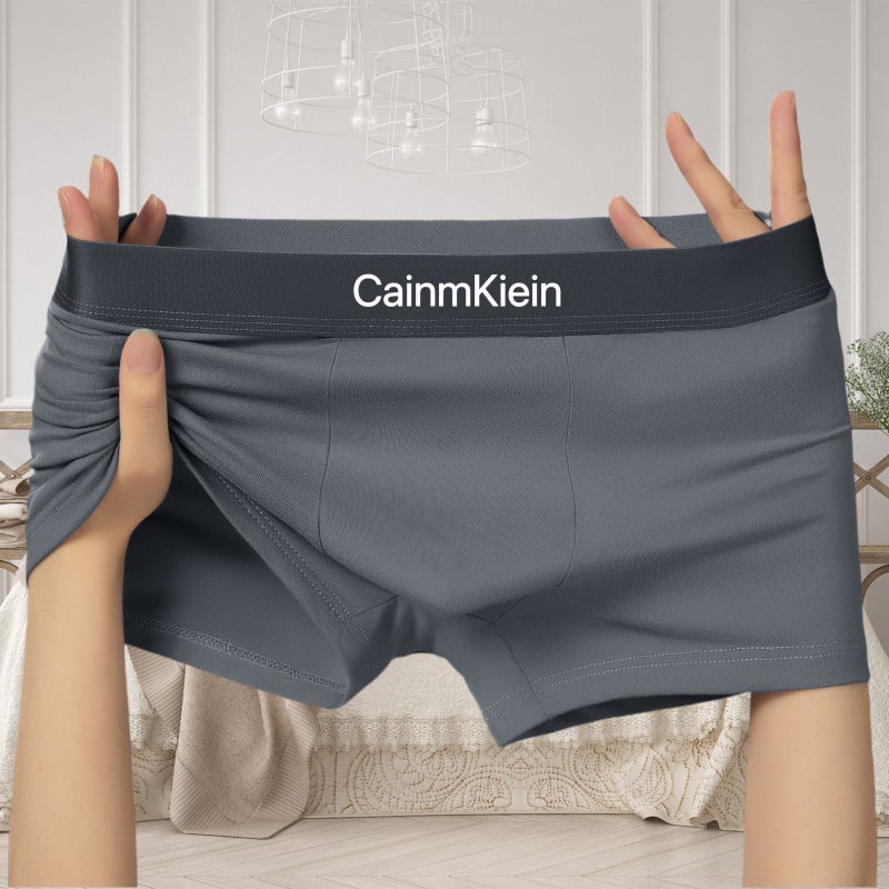 New 3-Pack Underwear New Men'S Boxer Printed Four-Corner Mid-Waist Youth Comfortable Breathable Trendy Underpants - Image 2