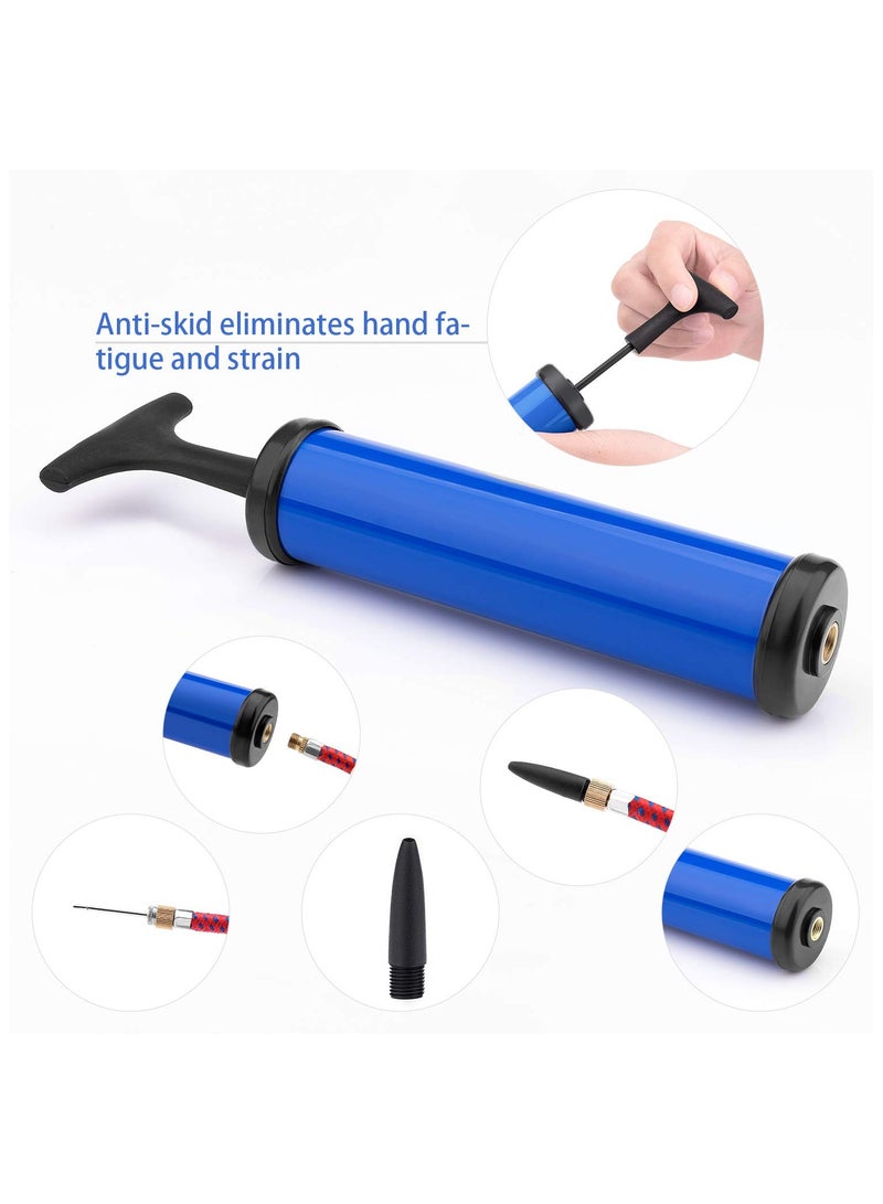 GNAFOTU Portable Ball Pump,Air Pump Inflator Kit with Needle,Nozzle, Extension Hose Hand Pumps for Soccer Basketball Football Volleyball Water Polo Rugby Exercise Sports Ball Balloon Swim Inflatables - Image 2