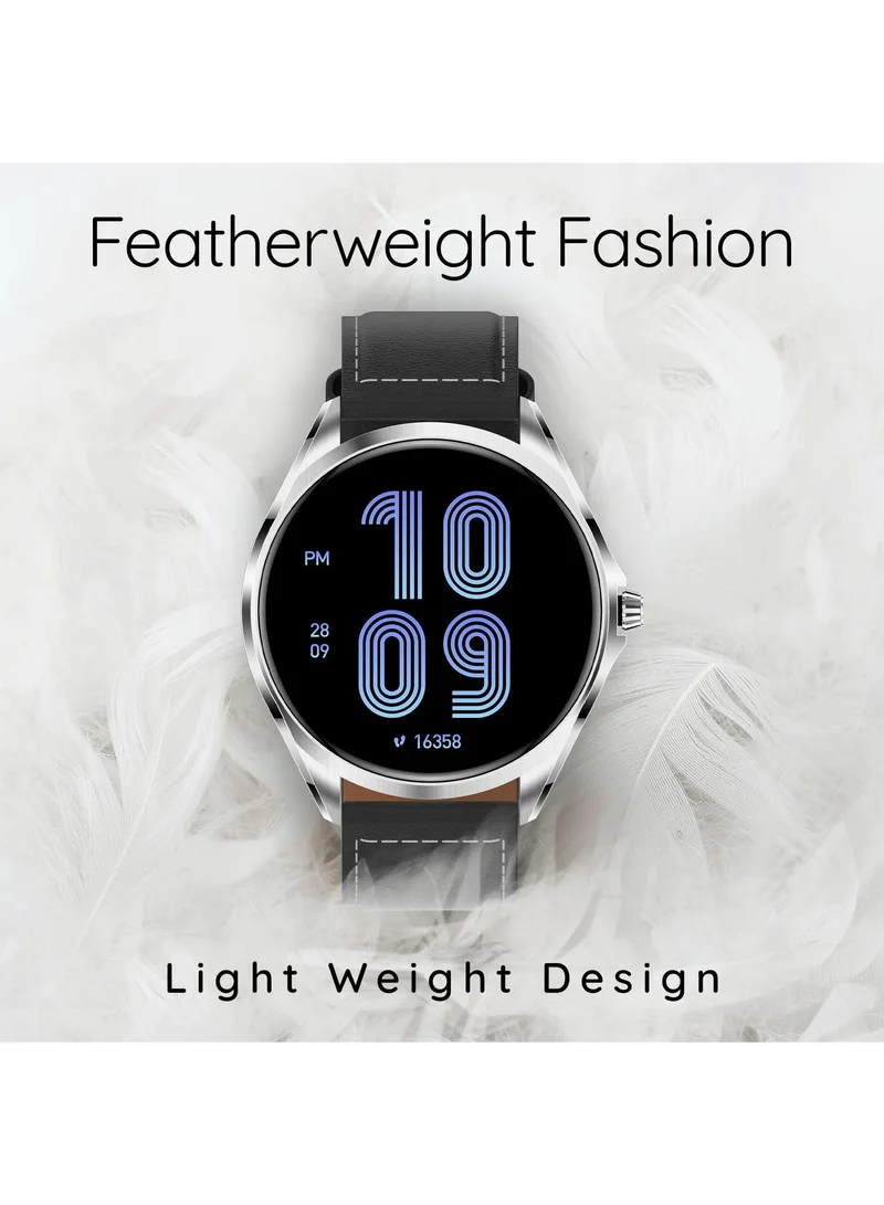Pebble Pebble Royale 1.43" Amoled Display, Slimest design, Health Suite, Multiple Sports Modes, Sleep Monitoring, Alarm & Notification, World clock, Premium Built