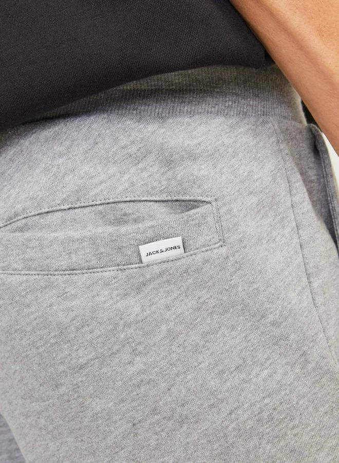 JACK & JONES Solid Jogger Pants With Bottom Rib