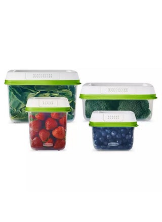 Rubbermaid FreshWorks Produce Saver, Medium and Large Storage Containers, With Lids, 8-Piece Set - pzsku/ZF625459A847F58D51D31Z/45/1747403191/8b4d95a2-b65f-4f9d-b79a-1a10febfa984