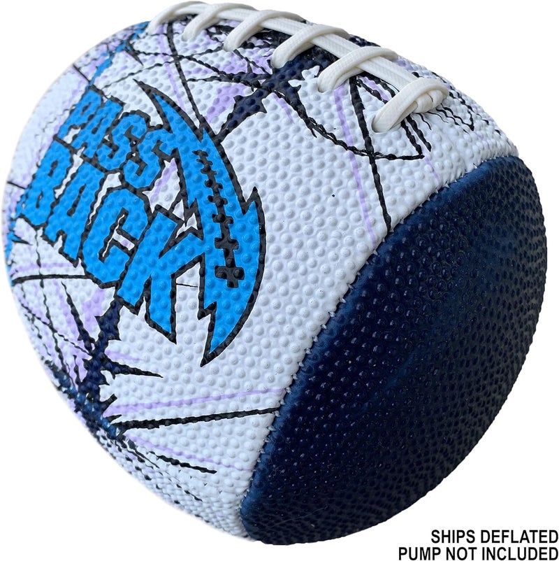 Passback Peewee Rubber Football, Ages 4-8, Elementary Training, Original, Warranty, Ships Deflated - Image 4