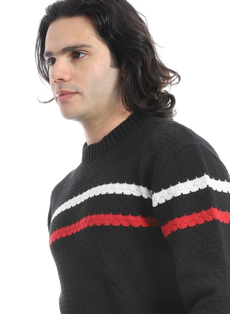 سيزار بلوفر صوف رجالي شتوي مزود بتصميمات متعددة - Image 5