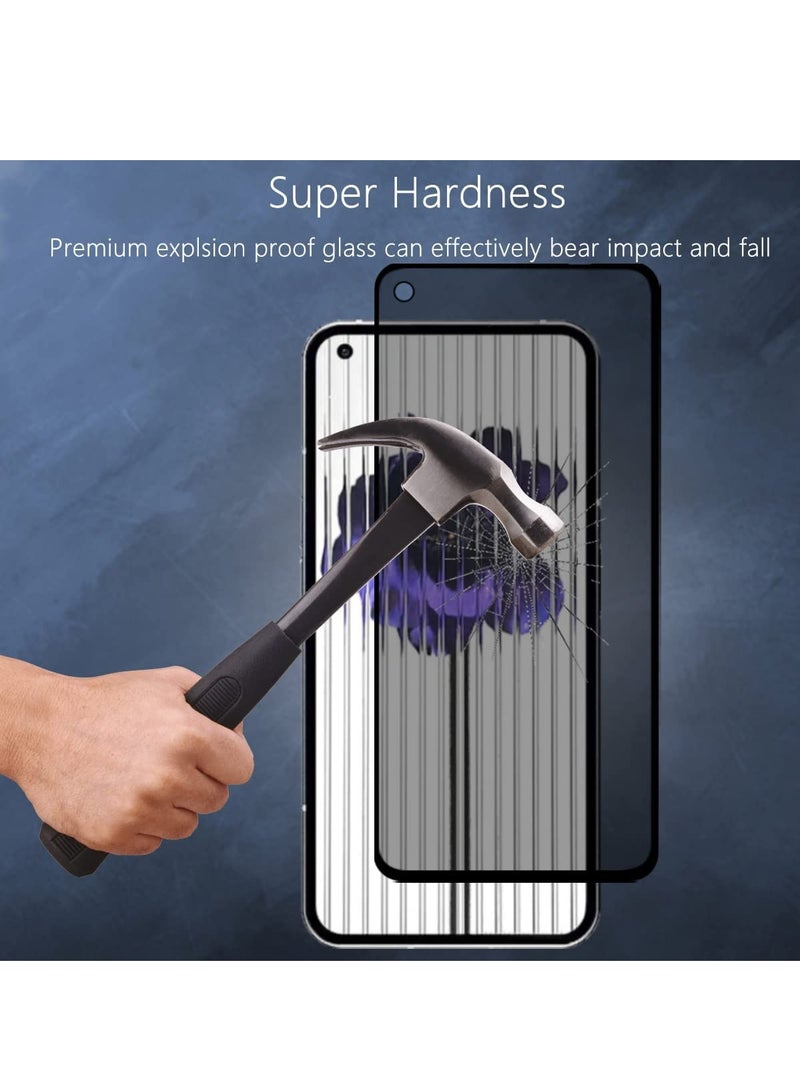 DUSALA For Nothing Phone 1 Privacy Screen Protector Anti-Spy Tempered Glass Film 9H Hardness Scratch Resistant Bubble Free Anti Spy Tempered Glass Screen Protector for Nothing Phone (2 Packs) - Image 5