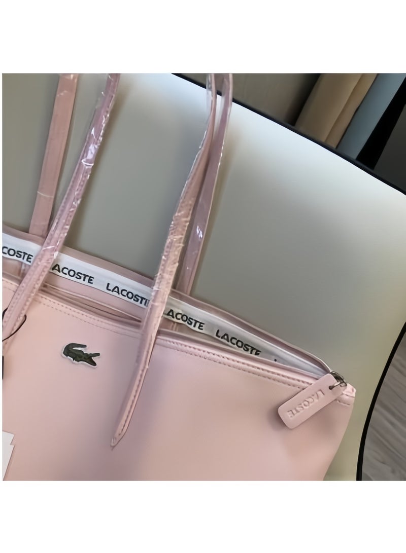 Lacoste Women's L12.12 Concept Fashion Versatile Large Capacity Zipper Handbag Single Shoulder Bag Tote Bag Camera Bag Large - Image 5