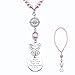 Aisity Rear View Mirror Car Accessories for Women Cute Car Mirror Hanging Accessories New Driver Gifts for Teen Girls Daughter Niece Rear View Mirrors Guardian Angel for Cars Decor Charms - Image 2