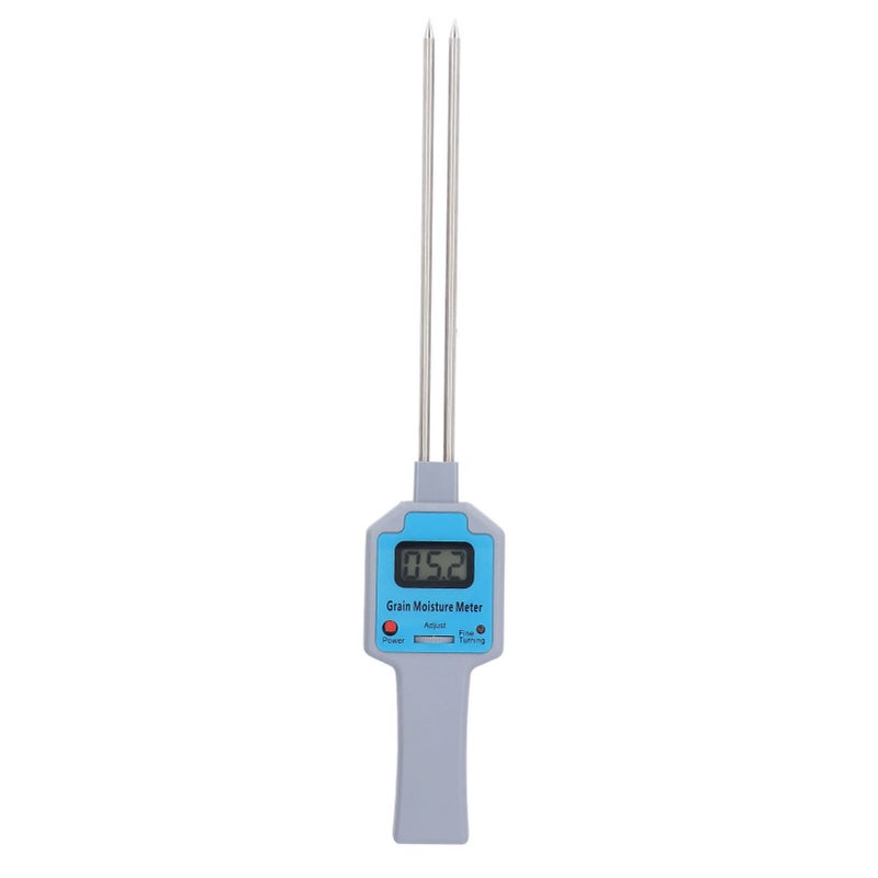 Grain Humidity Meter LED Backlit Display Accurate Portable Digital Grain Tester Hygrometer with Capacitive Sensor for Rice Corn Wheat Bean - Image 1