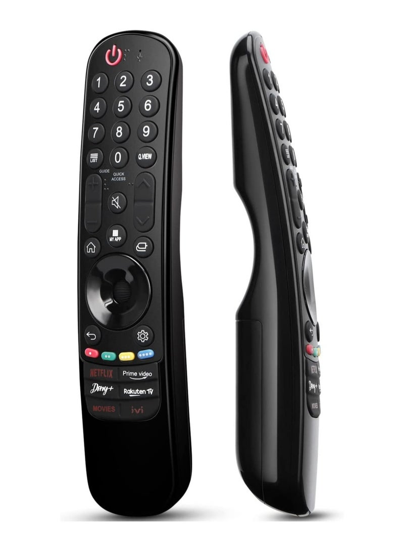PopZa Universal for LG Magic Remote Control, Replacement for LG LED OLED LCD 4K UHD Smart TV, with Buttons for Netflix, Prime Video, Disney Plus, LG-Channels Button - Image 1