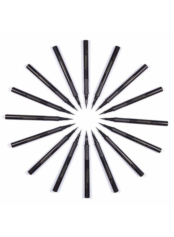 Elizabeth Arden Beautiful Color Bold Defining Felt Tip Liquid Eyeliner, Seriously Black, 0.41 oz. - Image 4