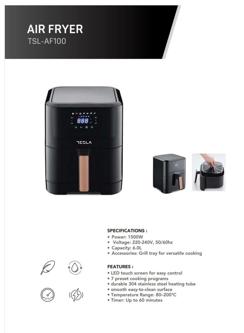 تسلا اير فراير تسلا 1500 وا ت 6 لتر TSL-AF100 - Image 2