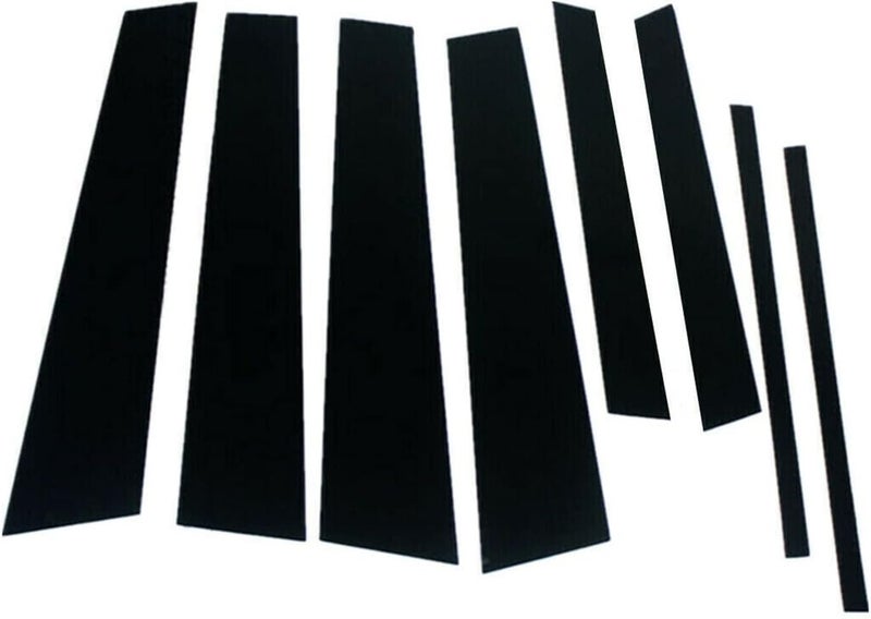 DEMULAX 8PCS Gloss Black Pillar Posts for BMW X6 - Image 1