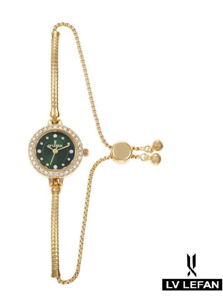 ساعه نسائيه من لف ليفان جديده وجذابه