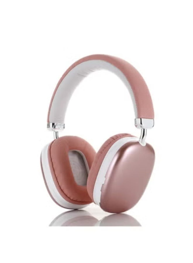 GULFLINK SY-BT1632 Wireless Headphone Gaming Headset Foldable Bluetooth Earphones Pink - Image 1