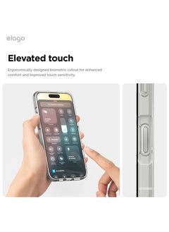 Elago Hybrid Clear for iPhone 16 Military Grade Drop Protection Case Cover - Transparent  - Image 5