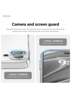 Elago Hybrid Clear for iPhone 16 Military Grade Drop Protection Case Cover - Transparent  - Image 4