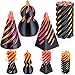 3Dgenius 4 Pack Spiral Cone Fidget Toys 3D Printed Spiral Fidget Toys Impossible Cone 3D Printed Fidgets Impossible Pyramid Passthrough 3D Printed Toys for Adults Kids for Anxiety Relaxing 4PCS XL - Image 2