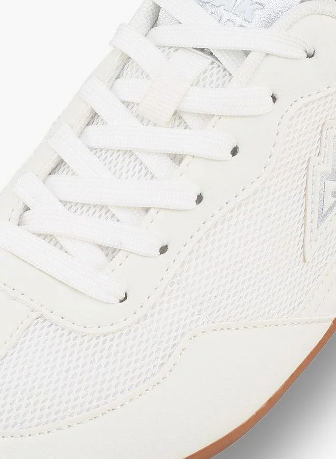 Oaklan By Shoexpress WHITE Women Lace-Up Ankle Sneakers for Women | Best Price UAE